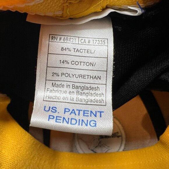 Pittsburgh Steelers Reebok Fitted Baseball Hat Cap Football NFL Logo Dad Stretch - Picture 9 of 11